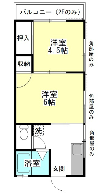 深芝南・深芝 構造:木造